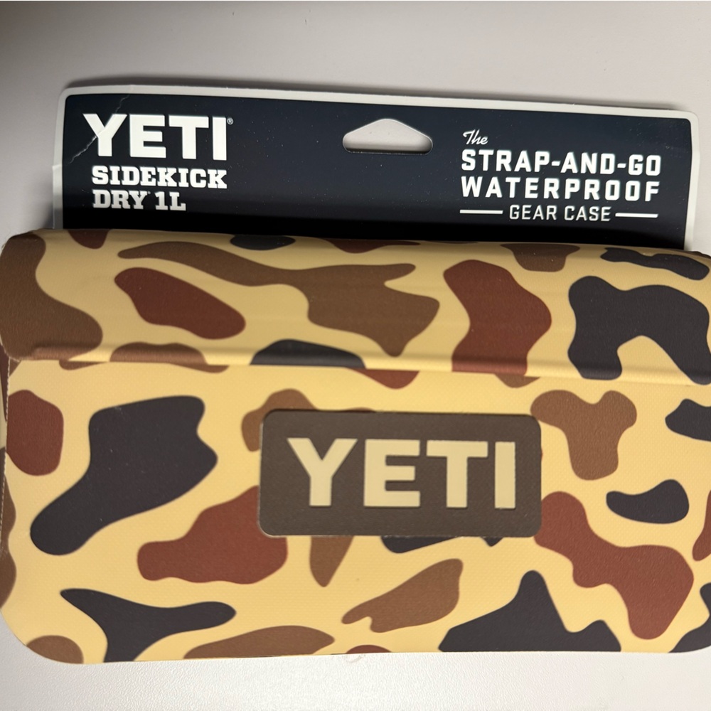 YETI 1L Sidekick Dry Gear Case Wetland Camo